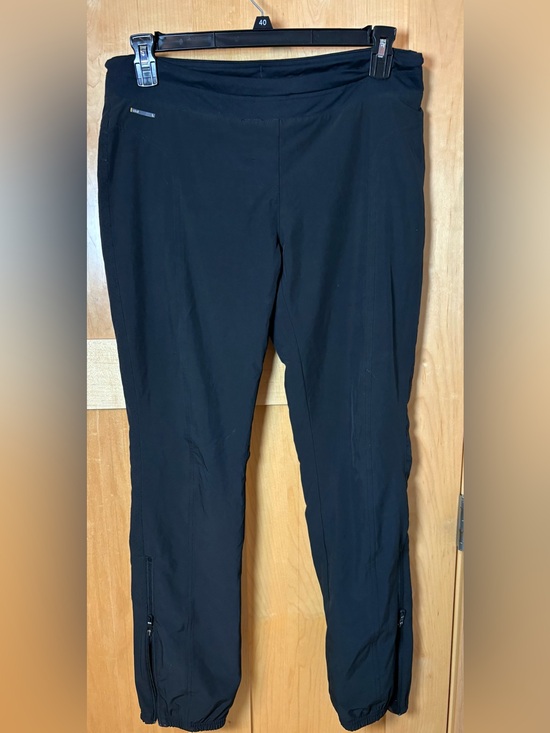 Lole Pants - Lolë Women’s Black Technical Stretch Pants M Ankle Zip Travel Hiking